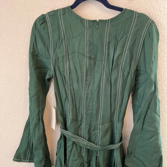 Tularosa NICOLE LONG SLEEVE MINI DRESS sycamore green - Picture 11 of 12